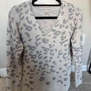 Cheetah Print Sweater